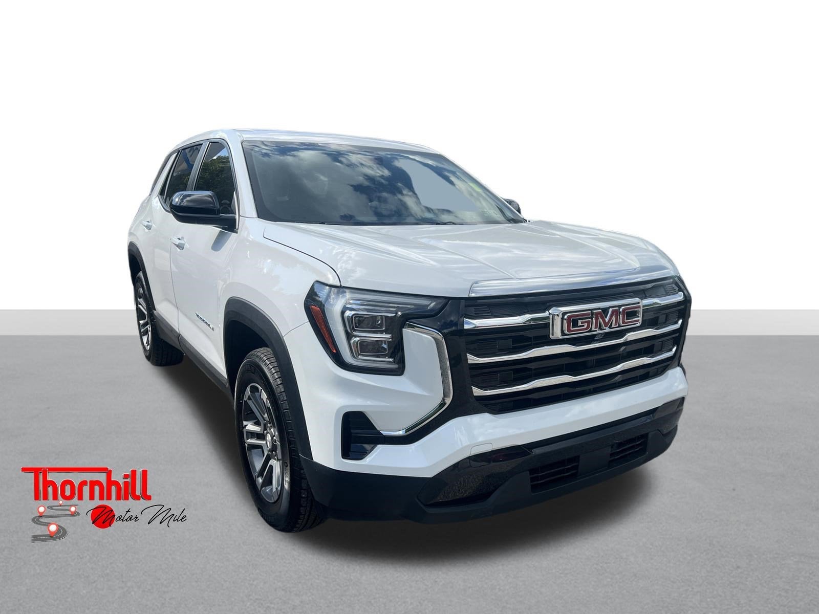 2025 GMC Terrain AWD Elevation in Summit White — front three-quarter view