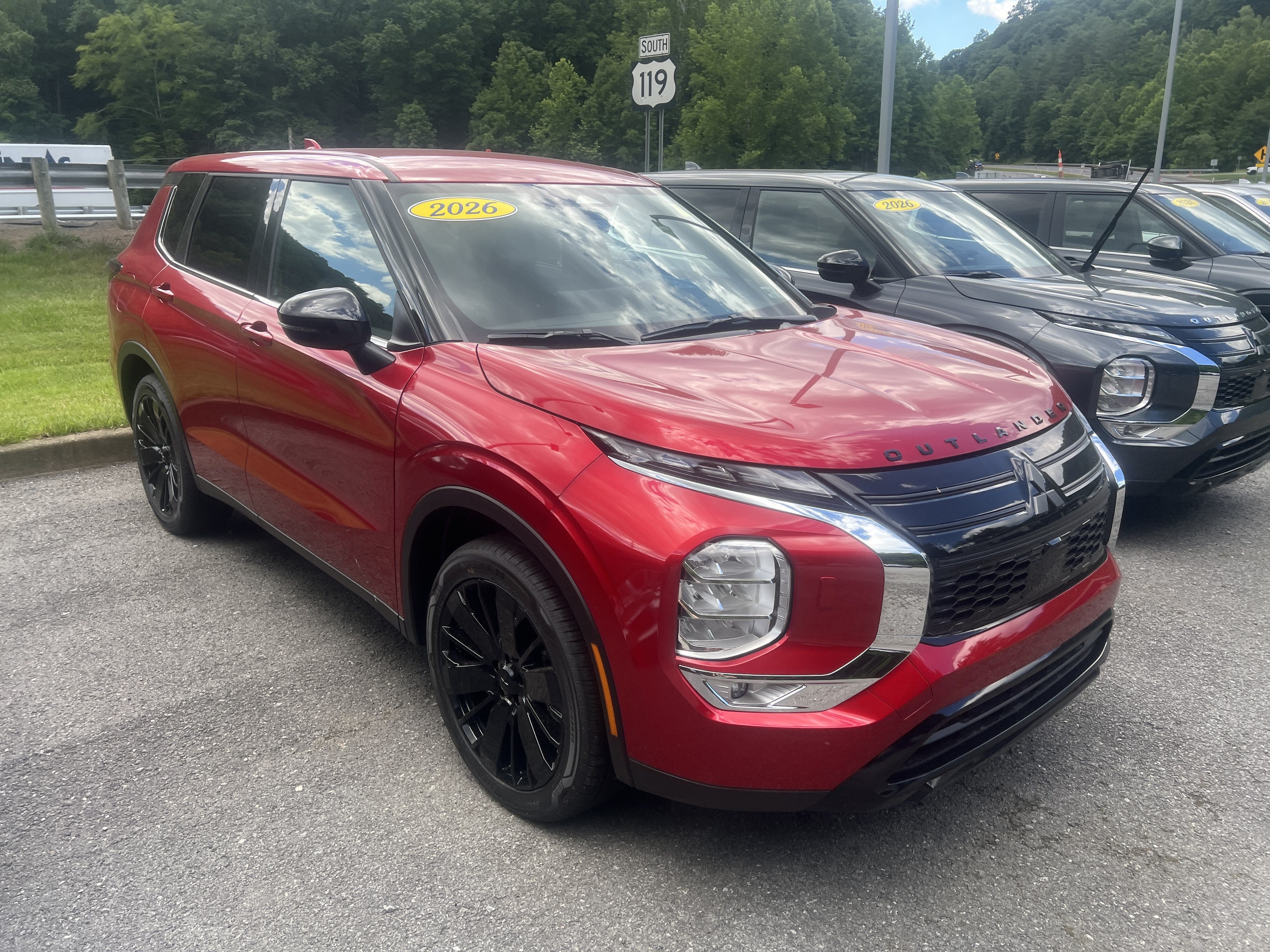 2026 Mitsubishi Outlander — rear three-quarter view