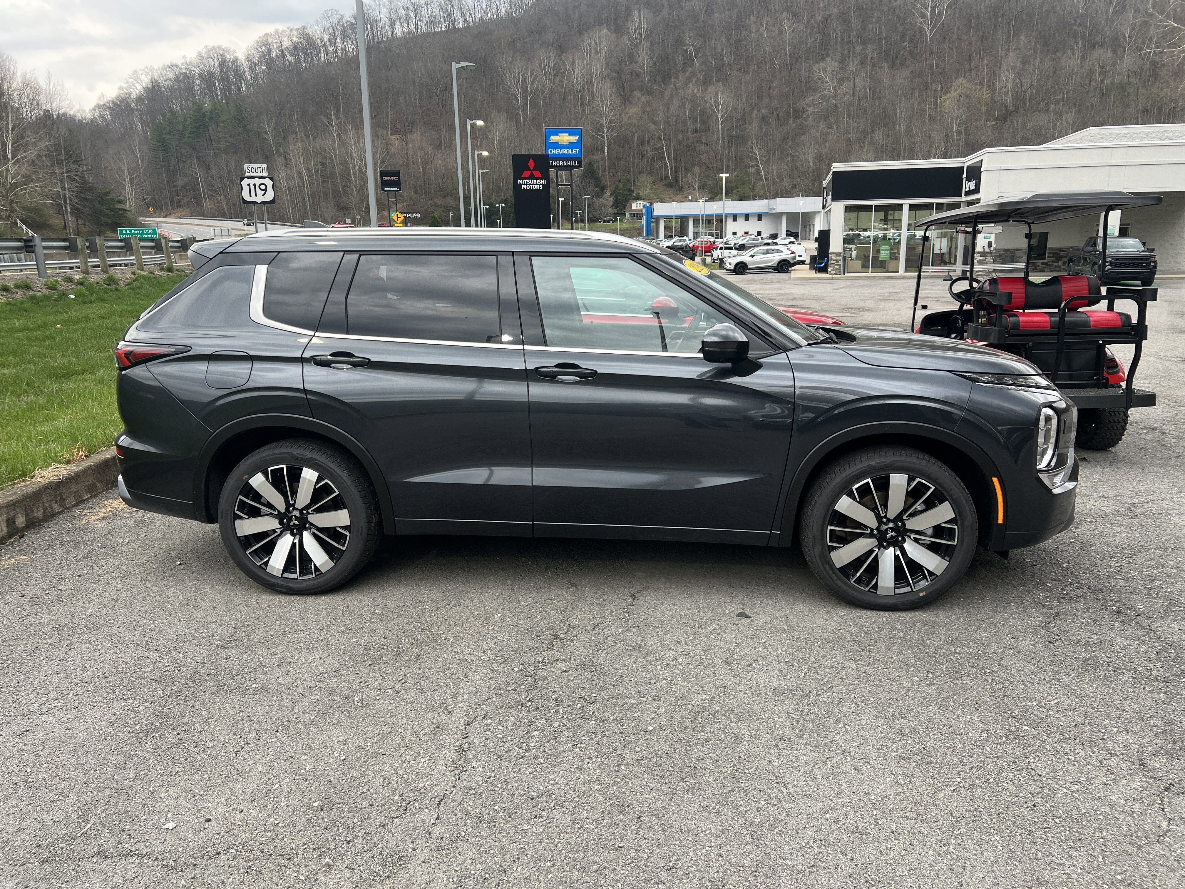 2026 Mitsubishi Outlander — rear three-quarter view